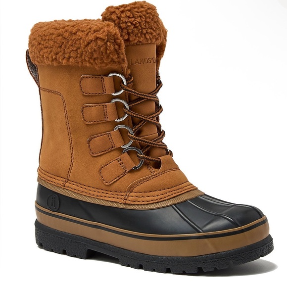 Land’s End Kids Expedition Waterproof Insulated Snow Boots - Picture 1 of 13